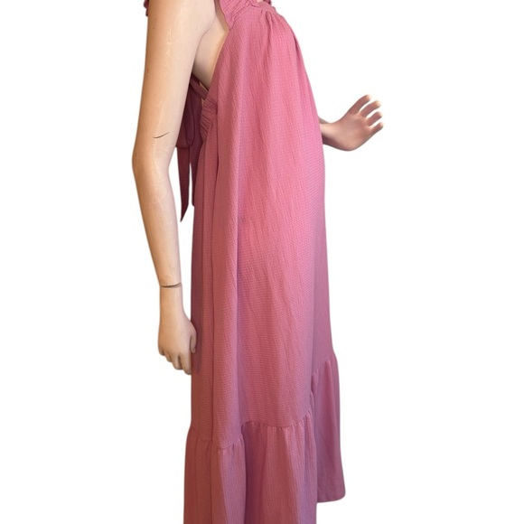 Vici Bubble Gum Pink Color Maxi Dress Size Small.  #323 - Picture 2 of 9